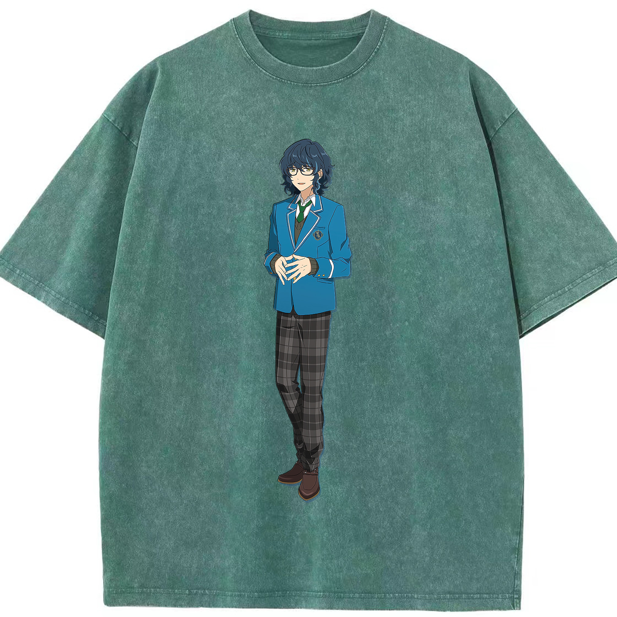 （画像用） あんさんぶるスターズ! Ensemble Stars 綿100% ヴィンテージ風 半袖Tシャツ（フロントプリント）
